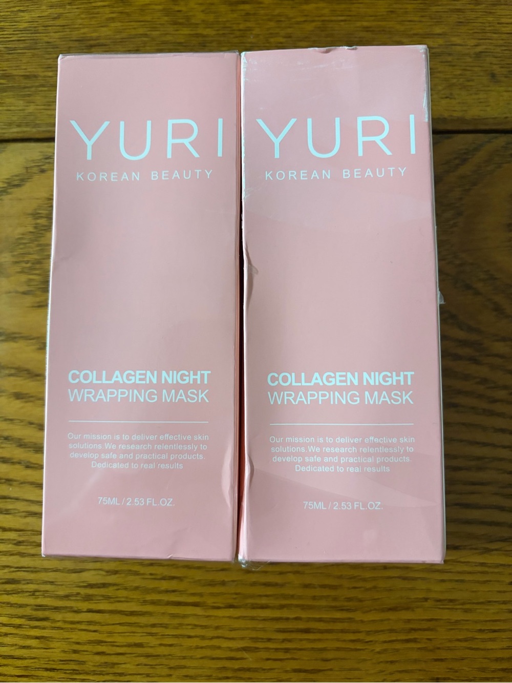 YURI Collagen Night Wrapping Mask - Pink 2.53 fl oz